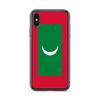 Phone Case – Maldives Flag – Compatible iPhone XS – Soft Case – Resistant and Shockproof - Silicone - Pixelforma