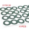 100pcs Self-Adhesive 21700 18650 26650 Battery Insulating Gasket, Hollow Paperboard Electrical Insulation Pad Rings 1S-8S Solid