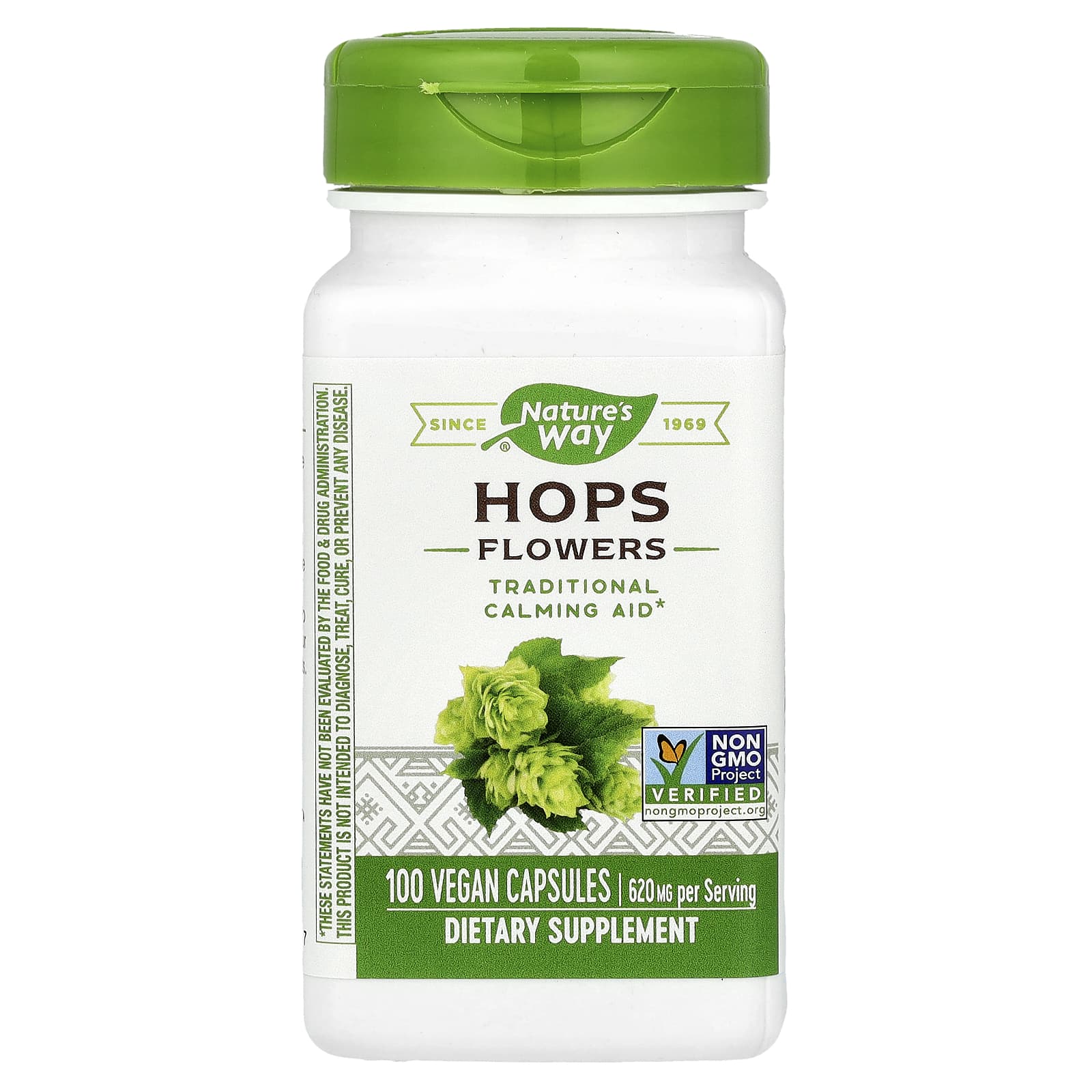 

Nature S Way, Flower Hops, 620Mg, 100 Veggie Caps (310Mg per Capsule)