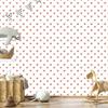 Heart Wallpaper White, Cream, Orange and Beige 50x1000