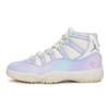 Air Jordan 11 Vintage Basketball Shoes Unisex Mid Top White/Blue/Purple AR0715-110(Team80-)