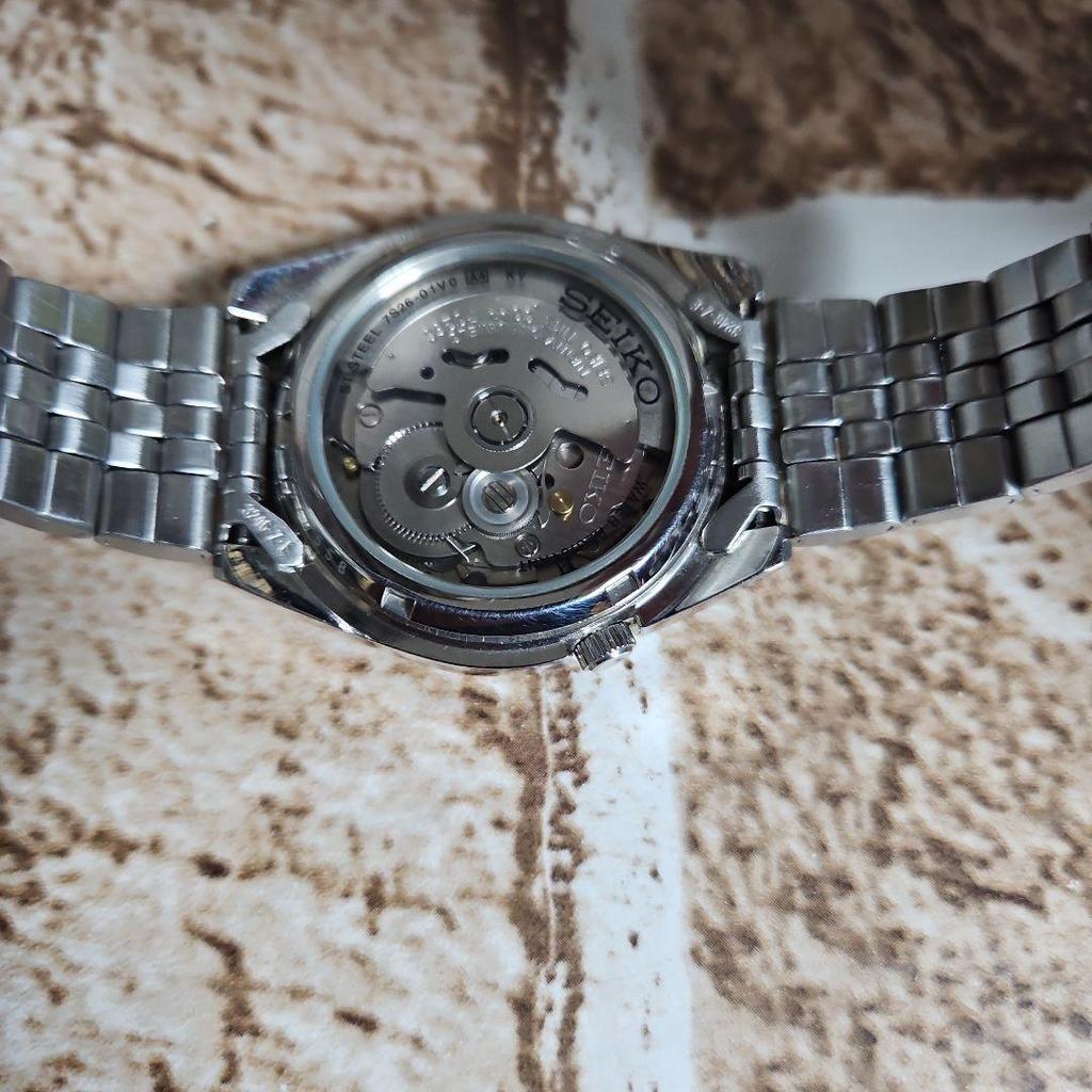[USED] Extreme SEIKO5 Automatic Skeleton Back