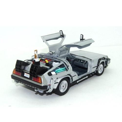Back to the Future DeLorean Time Machine Diecast Car 1/24 Scale DELOREAN BACK TO THE FUTURE 2 Flying Mode Transformation