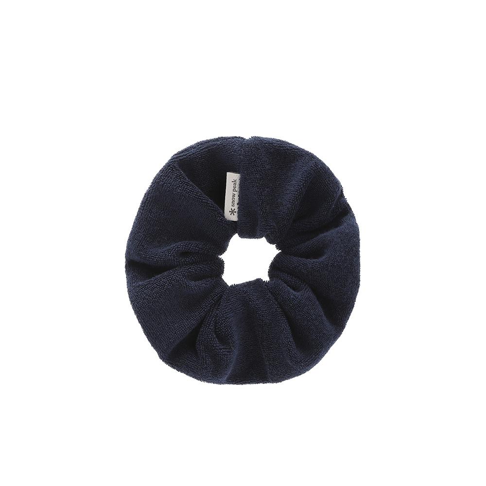 [Snowpeak] [Snow Peak X Hersi] Terry Scrunchie Navy (S25MWFSU77)