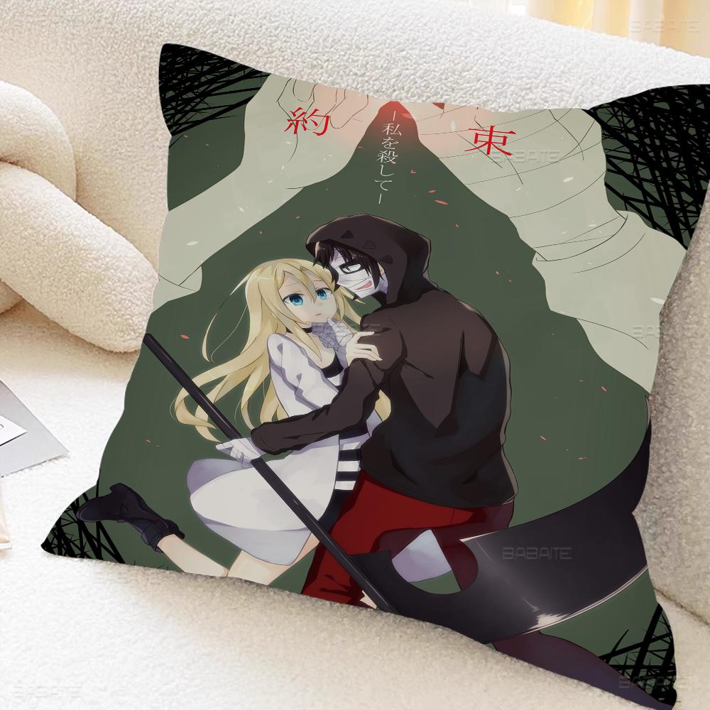 

Angels Of Death Decorative Room Aesthetics Pillow Case Home Decor Bedroom Sofa Bed Couch Pillow Cover 45x45 16x16Inch