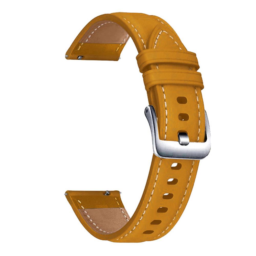Kožený pásek pro Samsung Galaxy Watch 4/5 40mm 44mm Gear S3 S2 Watch5 Pro 45mm Galaxy 46mm Chytrý náramek Řemínek 20mm 22mm