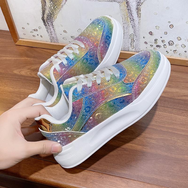 

YRZL Women Shoes Men s Sneakers Vulcanized Shoes Lightweight Comfortable Woman Casual Walking Skateboard Shoe Women Sneakers 44 золотой