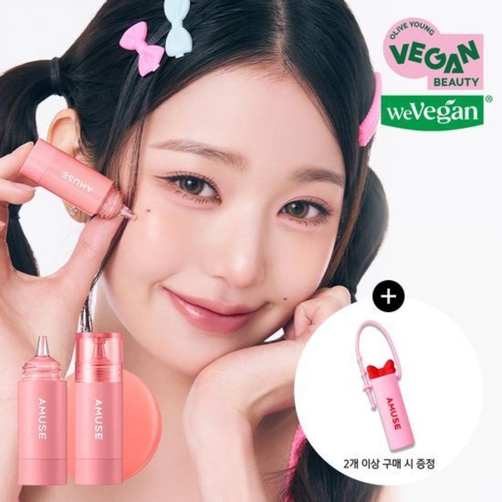 

Amuse [новый подарочный брелок] Amuse Cheek Tok Выберите 1 из 8 типов All Young Exclusive 08 Rose Talk