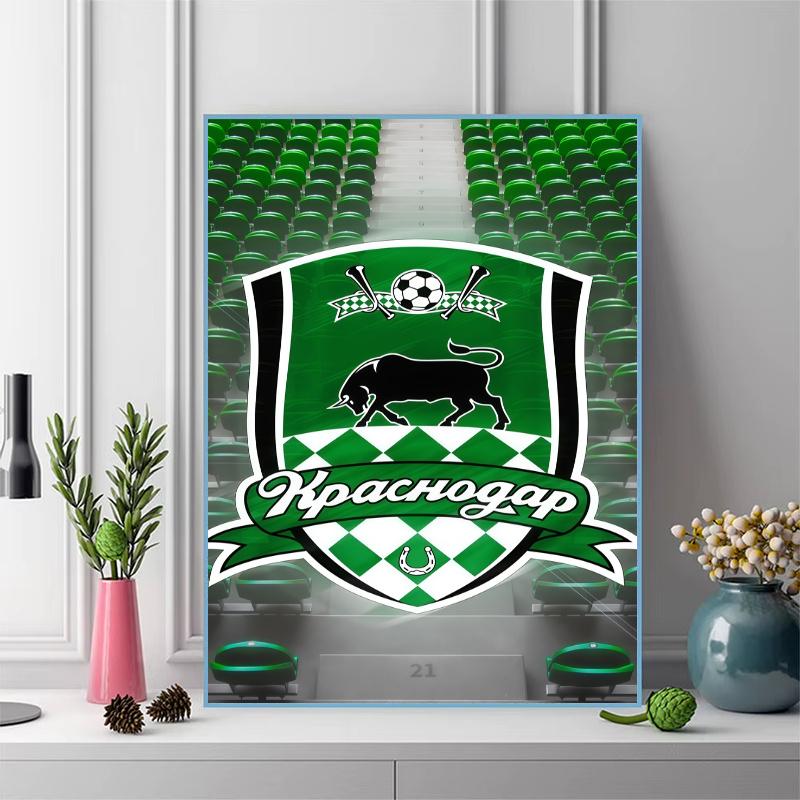 FC Krasnodar Glory.112 100% Round Full Drill 5D DIY Diamond Painting Embroidery Cross Stitch Rhinestone Décor