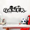 Gamer Wall Sticker for Boy Children's Room Decoration Mural Art Decals Wallpaper Cartoon Game Room Stickers