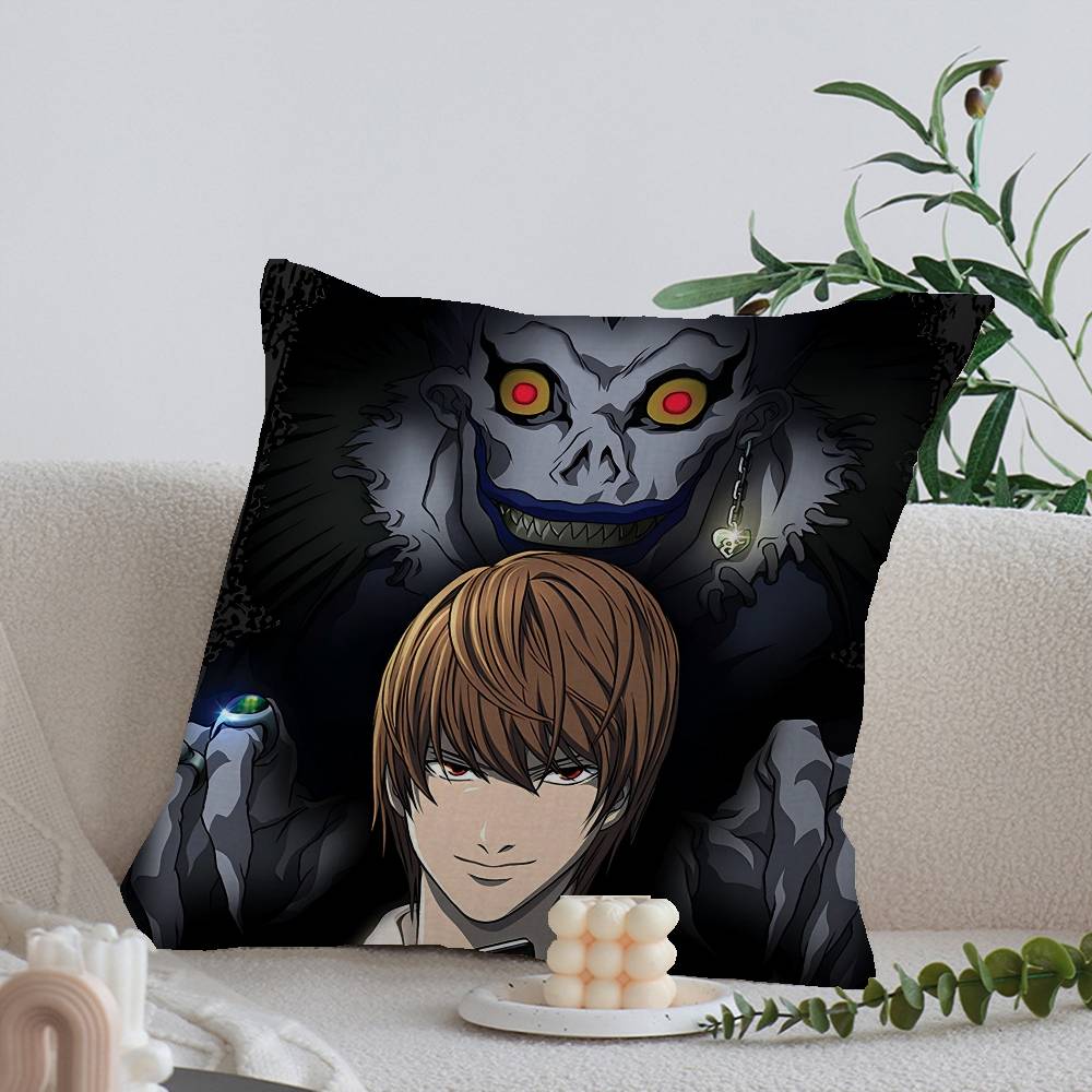 Anime Death Note Stitch Lucky Dragon Pillow Cover Sofa Cushion Cover Home Room Decoration Children Gift