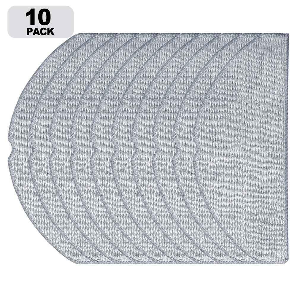 Mop Cloths for Vyzzle D10 Robotic Vacuum Cleaner Easy Installation 4 or 10 Pack