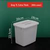 Homeglen Rectangular Thickened Plastic Storage Bucket