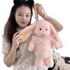Plush Bunny Backpack For Kids With Cartoon Design And Soft Material For Daily Use