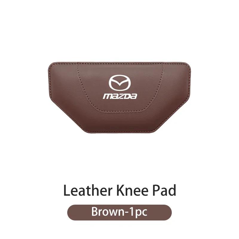 

2025 Горячая кожаная защитная подушка на колено и ногу, подушка-подлокотник для ног для Mazda 6 3 CX5 5 2 323 CX7 Demio Atenza Axela MX30 CX30 MX5