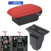 For Peugeot 206 Armrest box For Peugeot 206 207 CC Cabrio Armrest Box Central storage Box Retrofit Interior  Car Accessories