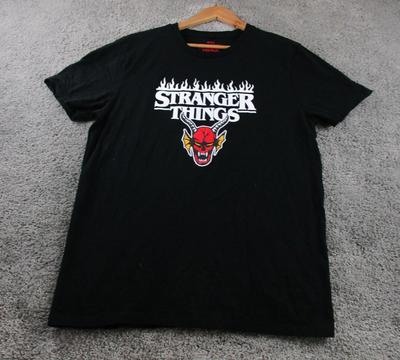 Stranger Things T-Shirt/Oberteil Groß Rundhals Damen The Hellfire Club Horror