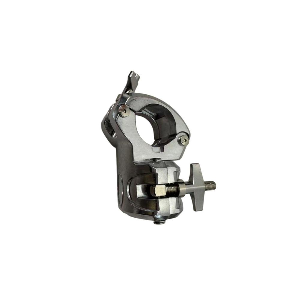 Drum Rack Clamp with Hinged Sides Adjustable for Stage Rig, Drummers