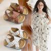 2026 Summer Cross Strap Hollow Out Girls' Sandals - Korean Style Casual Beach Shoes