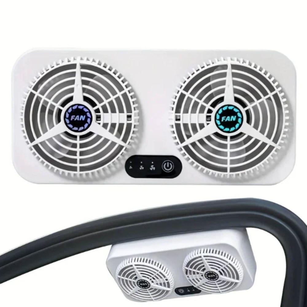 5W Power Car Exhaust Fan 3 Levels Adjustable Car Ventilator Car Cooler Fan Auto Air Vent