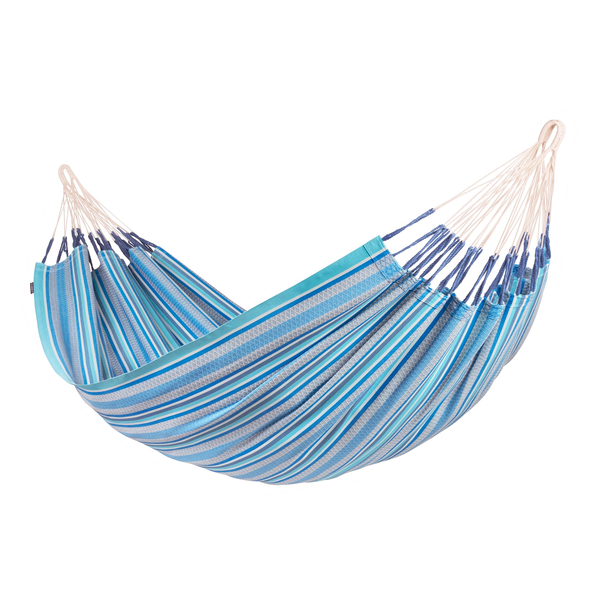 

LA SIESTA Classic Hammock Double Size Modesta Made from Organic Cotton [1-2 Person] MOH16-X3 (Azure)