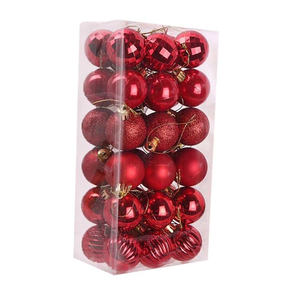 Year Crafts Home Decor Drop Pendant Xmas Hanging Christmas Balls Bauble Christmas Tree Decoration