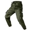 Herren Lockere Freizeit Mehrzwecktaschen Baumwolle Arbeits Hose