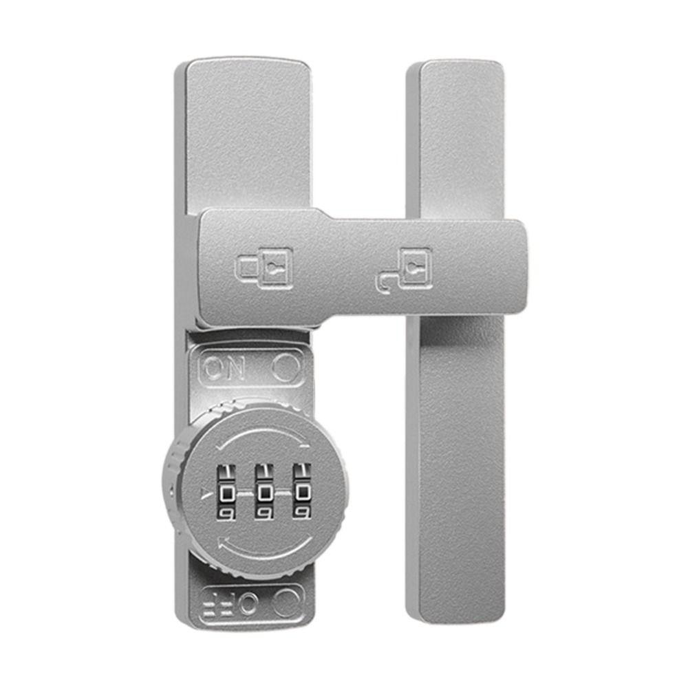 Zinc Alloy Security Door Buckle 3 Digit Password Door Window Latch Sliding Door Hasps Lock