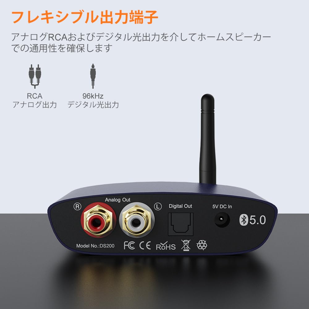 1Mii Bluetooth DAC HiFi Ldac Bluetooth Receiver Bluetooth Audio Receiver DA Converter Output Connect To Receive HIFI Music from Mobile In High