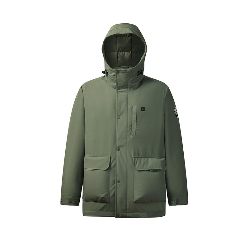 Fila Fitness Down Jacket Men's Fir Green A51M541901F-KK