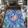 Atletico Madrid Printed Flannel Area Rug Non Slip Soft Polyester Floor Carpet Indoor Decor Mat for Bedroom Living Room Sofa Game Room Home Decoration
