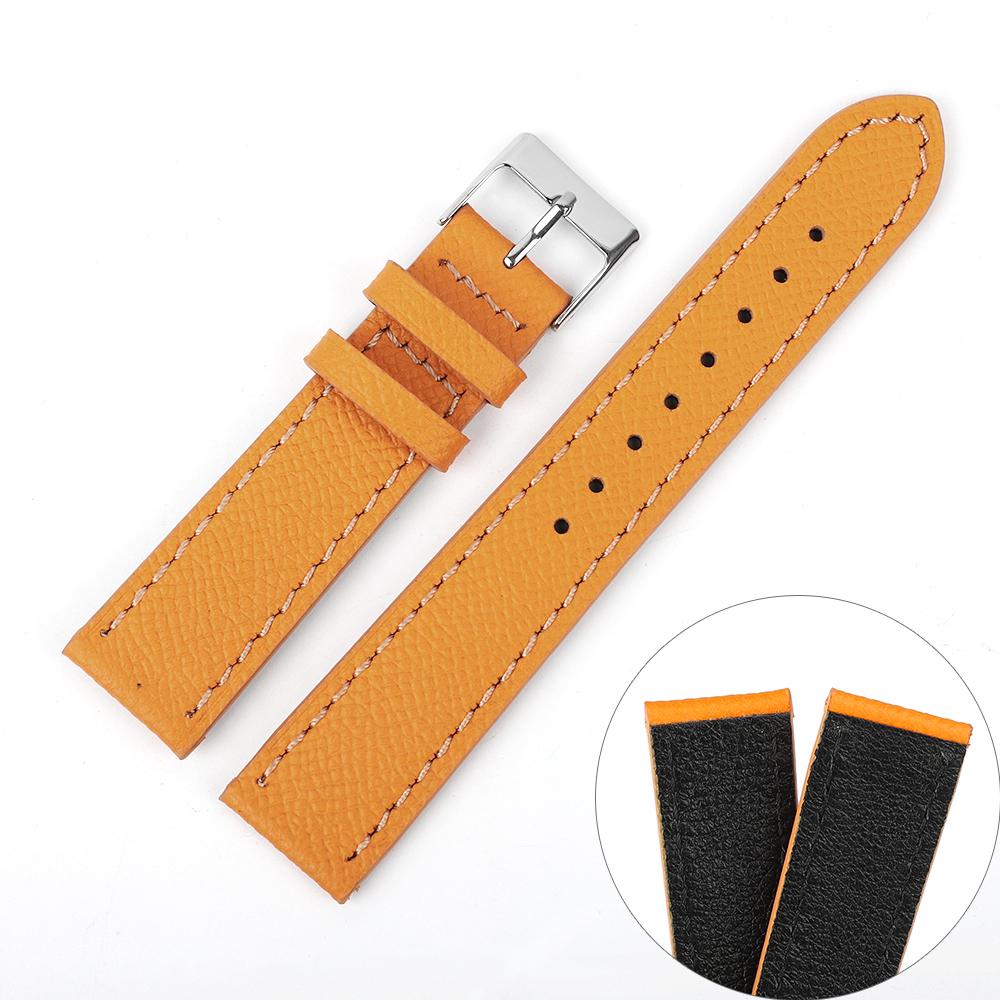 Genuine Leather Watch Straps 20mm 22mm Handmade Palm Pattern  Wristband Belt Watchband Quick Release Watch Band for Men Women