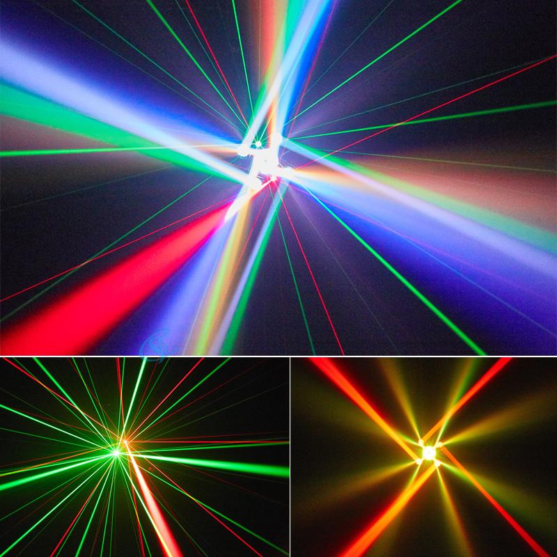 New Moving Head Beam 90W LED Laser Strobe Lights DMX512 Rotating Lamp DJ Disco Audience Stage Party Nightclub