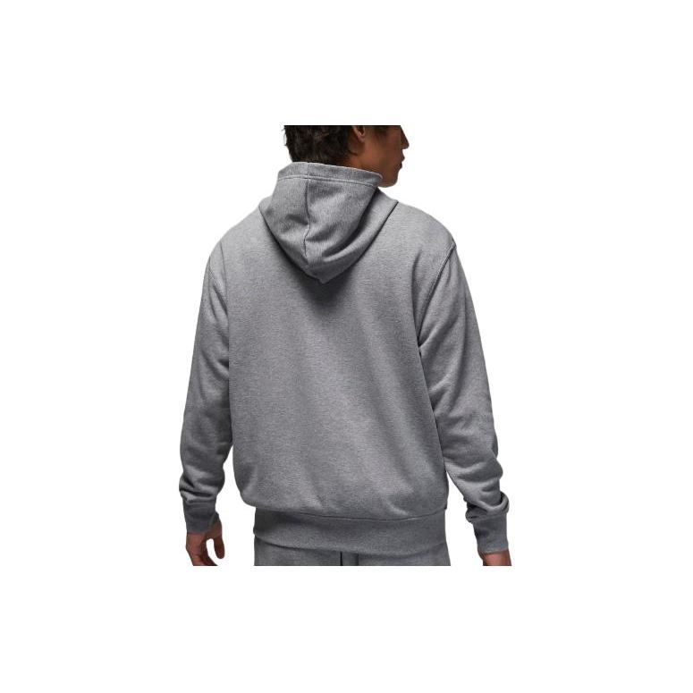 Jordan Solid Color Logo Hoodie Men hoodies Gray FQ3679-091