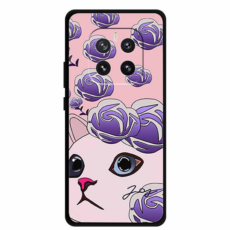 

3D Case For Honor GT Pro Soft Relief Flower Cases Silicone Emboss Painted Cover for Huawei Honor GT Pro Coque Blossom Fundas -Honor GT Pro