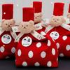 2026 New Year Red Lucky Gift Bag - Knitted Tote with Envelope Design, Perfect for Annual Meetings and Celebrations