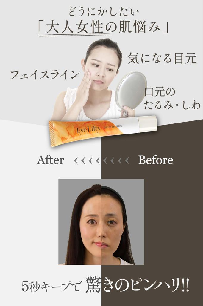 Eye Lifty Eyelid Lifting Cream for Sagging Eyelids in 5 A Eye Care (12ml) Seconds. Botox-Free Gel.