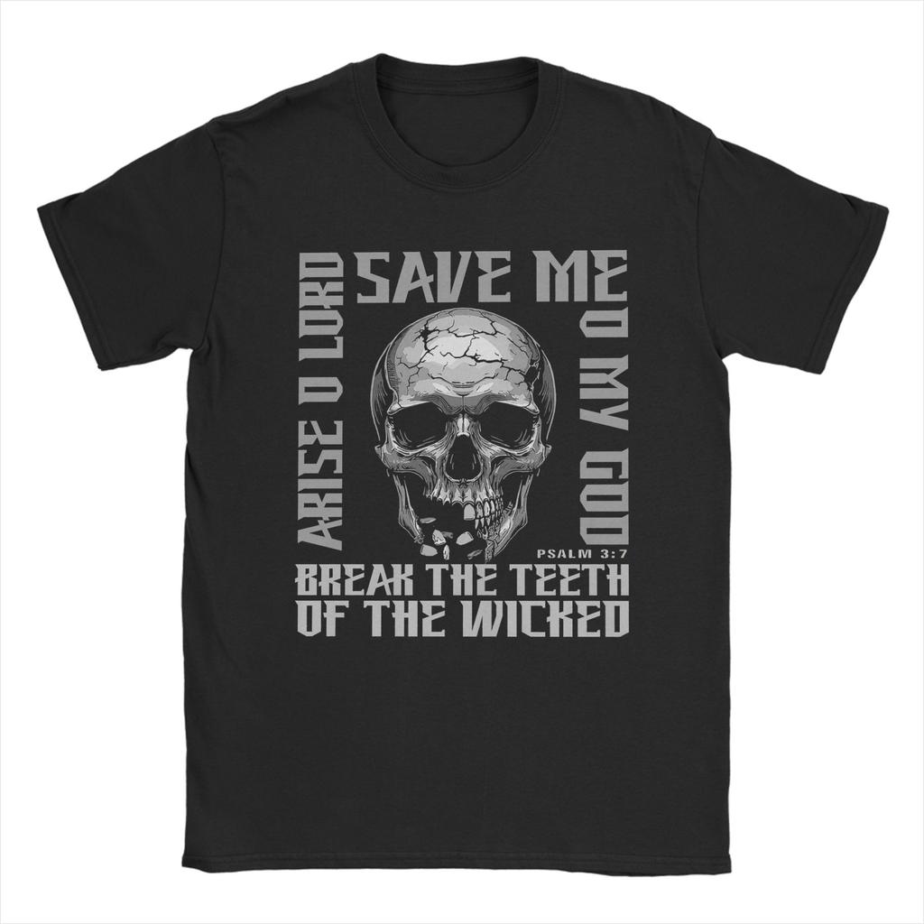 Vintage Psalm Christian Religious TShirt Unisex O Neck Cotton T Shirts Short Sleeve Tee Shirt Gift Idea Tops