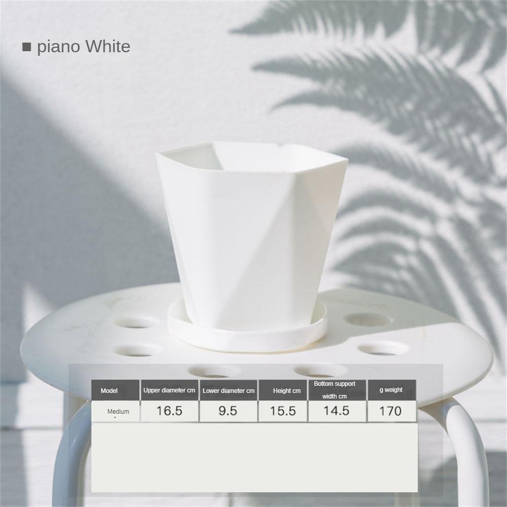 Practical Water-saving Tray Compression Extrusion Simple Temperament Ventilation Hole Design Flower Pots And Planting Flowerpot