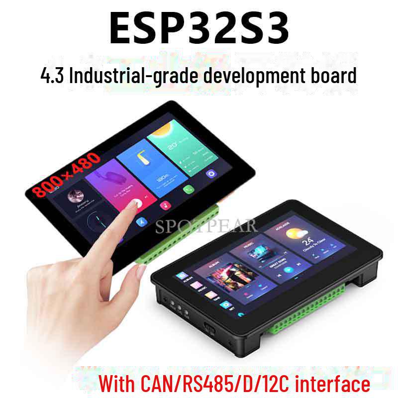 

ESP32-S3 4,3 сенсорний РК-дисплей із підтримкою CAN/I2C/RS485/сенсора