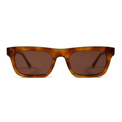 Messy Weekend New Dylan Havana Brown Unisex Sunglasses