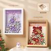 Non-Toxic Merry Christmas Building Blocks Moc Fantasy Picture Frame Ornaments Home Decorations Kids Toys Gifts For Children
