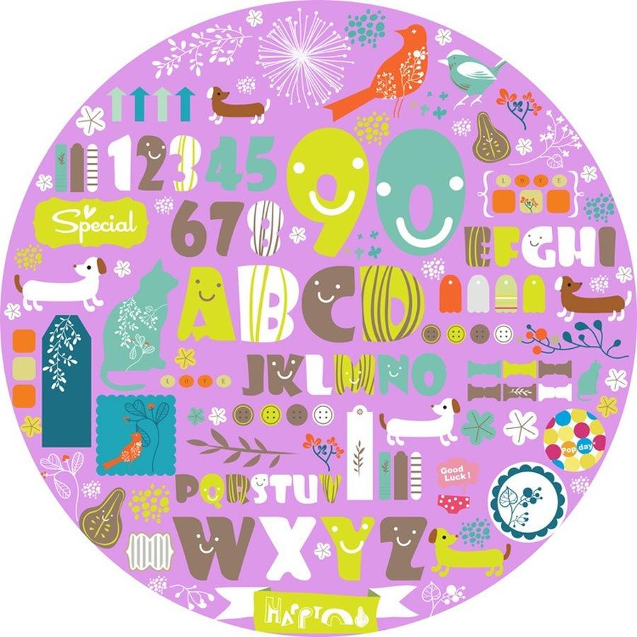 Children's rug living room bedroom rug round rug area rug living room tatami round rug kawaii rug