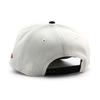New Era 9FORTY Chicago Bulls NBA 6X Champions Grey Bottom Snapback Colored Side EU A-Frame Cap, Cream, Brim, Patch, 940AF, Exclusive, A-Frame [Used]