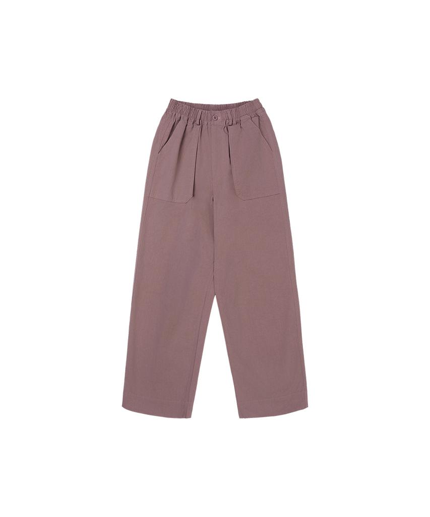 Kaepidijain One-Pleat Wide Fatigue Pants (Light Pink)