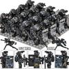 Set di Blocchi da Costruzione Minifigure Forze Speciali Militari Ghost SWAT, Giocattolo con Figure d'Azione della Polizia per Ragazzi