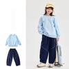 Girls' Casual Wide-Leg Sweatpants