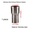 2‑2.25‑2.5‑3 Inch 51‑76mm Exhaust Muffler Reducer Coupler One‑piece Forming Stainless Steel Auto Pipe Connection Adapter Fitting