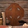 Vintage St. Michael's Church Orthodox Archangel Cross Home Wall Decor, Wood Carving, Table Decoration