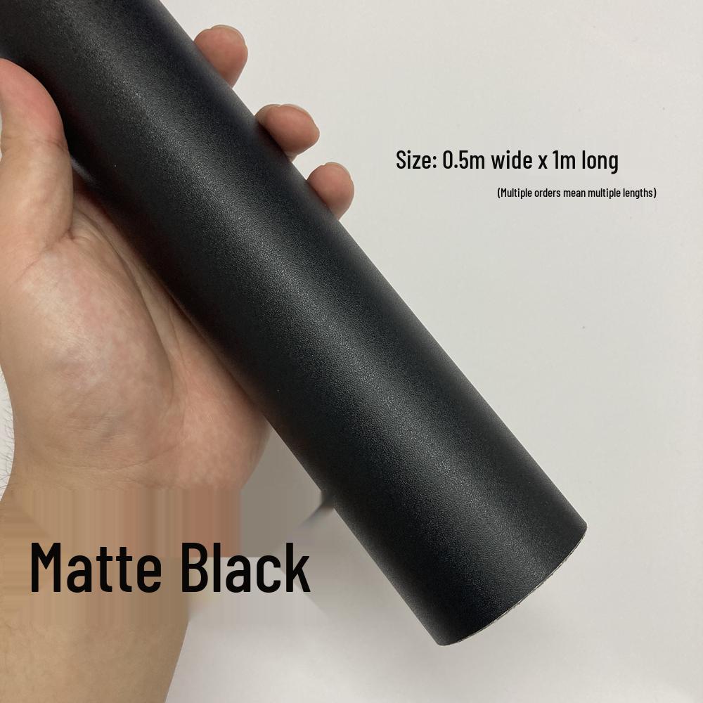 Gloss Black Car & Motorcycle Wrap - Crystal Piano Finish